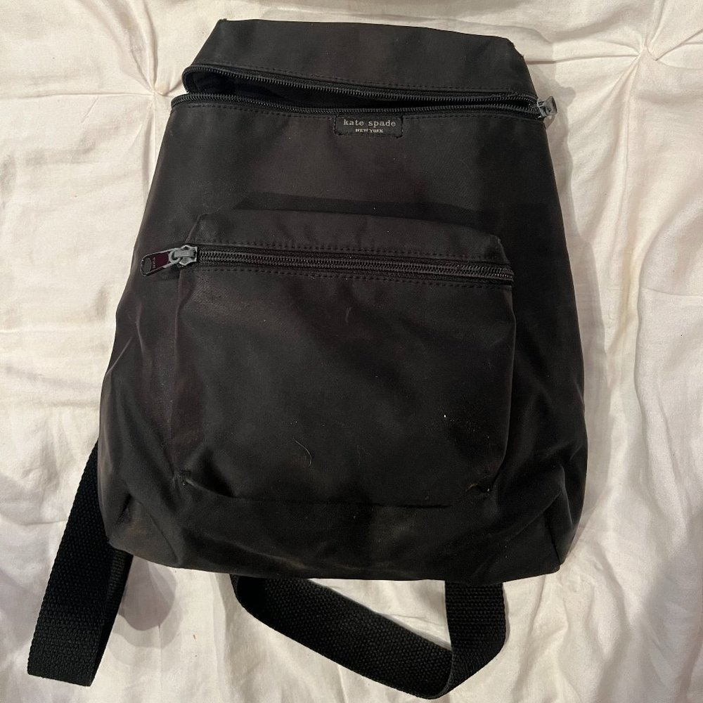 Kate Spade 90s Black Nylon Mini Back Pack